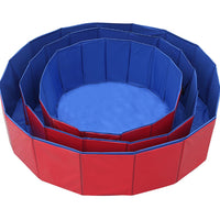 Foldable Pet Swimming Pool for Dogs and Cats, Portable Wading Pool for Bathing and Play