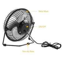 Mini Solar Powered Exhaust Fan Kit, 5W 4-inch Portable Greenhouse Ventilation Fan
