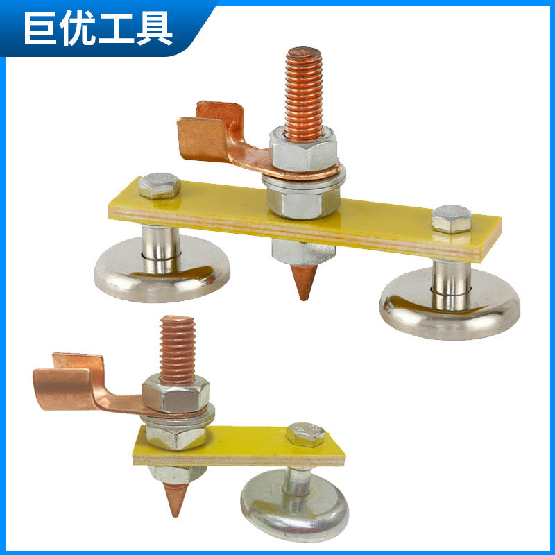Magnetic Ground Clamp for Welding and Sheet Metal Repair