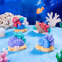 Miniature Underwater House Aquarium Decor Resin Ornaments for Fish Tank Landscape DIY