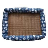 Summer Pet Cooling Mat Bed for Cats and Dogs, Square Ice Pad Nest