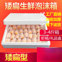 Flat Foam Insulated Shipping Box for Fresh Food & Gifts