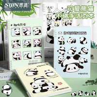 Cute Cartoon Panda Loose-Leaf Notebook A5/B5 Lined Detachable Notepad for Students