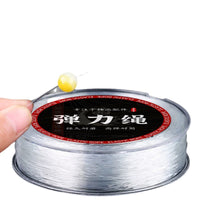 Clear Crystal Elastic Beading Cord for DIY Bracelets and Jewelry Making