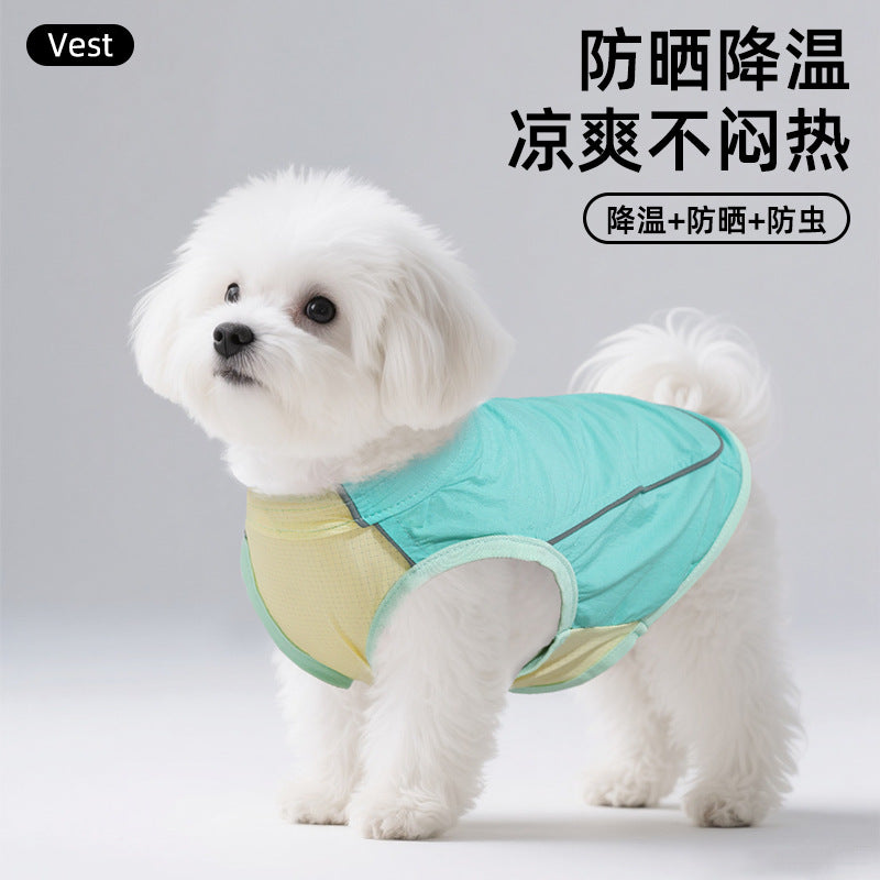Cooling Reflective Sun Protection Vest for Small to Large Dogs