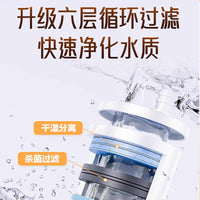 3D Flame Fireplace Atomizing Humidifier with AI Voice and Seven-Color Flame for Living Room Decor
