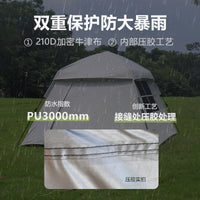 Automatic Pop-Up Camping Tent with UV Protection and Rainfly for Outdoor Activities