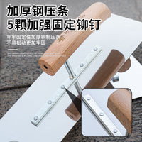 Lufeng Stainless Steel Plastering Trowel with Curved Handle for Masonry and Drywall