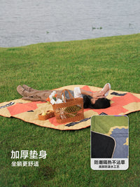MKWAY Thickened Picnic Mat Foldable Outdoor Portable Camping Waterproof Ground Mat