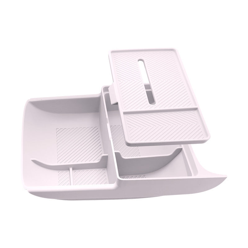 Silicone Center Console Storage Box and Tissue Holder for IM L8/L9