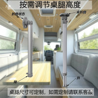 RV Folding Telescopic Table Legs Adjustable Height for Outdoor Picnic Tables Space-Saving Storage