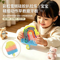 Sensory Fidget Toy Silicone Stress Relief Board with Ropes for Adults and Kids