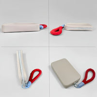 Silicone Square Portable Mini Coin Purse Multi-functional Cosmetic Storage Bag