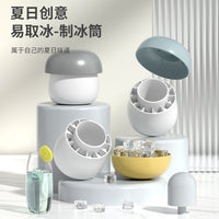 Silicone Ice Cube Maker Cup with Lid for Crushed Ice and Storage