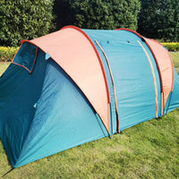 Large Capacity 2-Room 1-Hall Camping Tent with External Support
