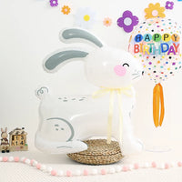 Mid-Autumn Festival Rabbit Balloon for Baby's 1st Birthday Party Decoration