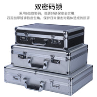 Aluminum Alloy Tool Case with Lock for Equipment, Cash, and Documents