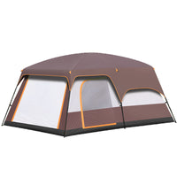 Large 2-Room 1-Hall Outdoor Camping Tent Portable Sunscreen Rainproof for Park Picnic
