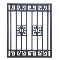 Huaya New Chinese Style Aluminum Art Fence for Villas and Gardens