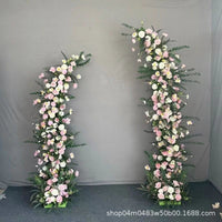 Thickened Arch Backdrop Stand for Party Wedding Decoration, Golden Horn Arch