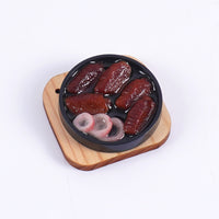 Realistic Teppanyaki Food Keychain Sushi Bag Charm Steak Toy