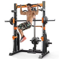 K8 Commercial Squat Rack Multi-functional Home Gym System with Smith Machine and Weight Bench