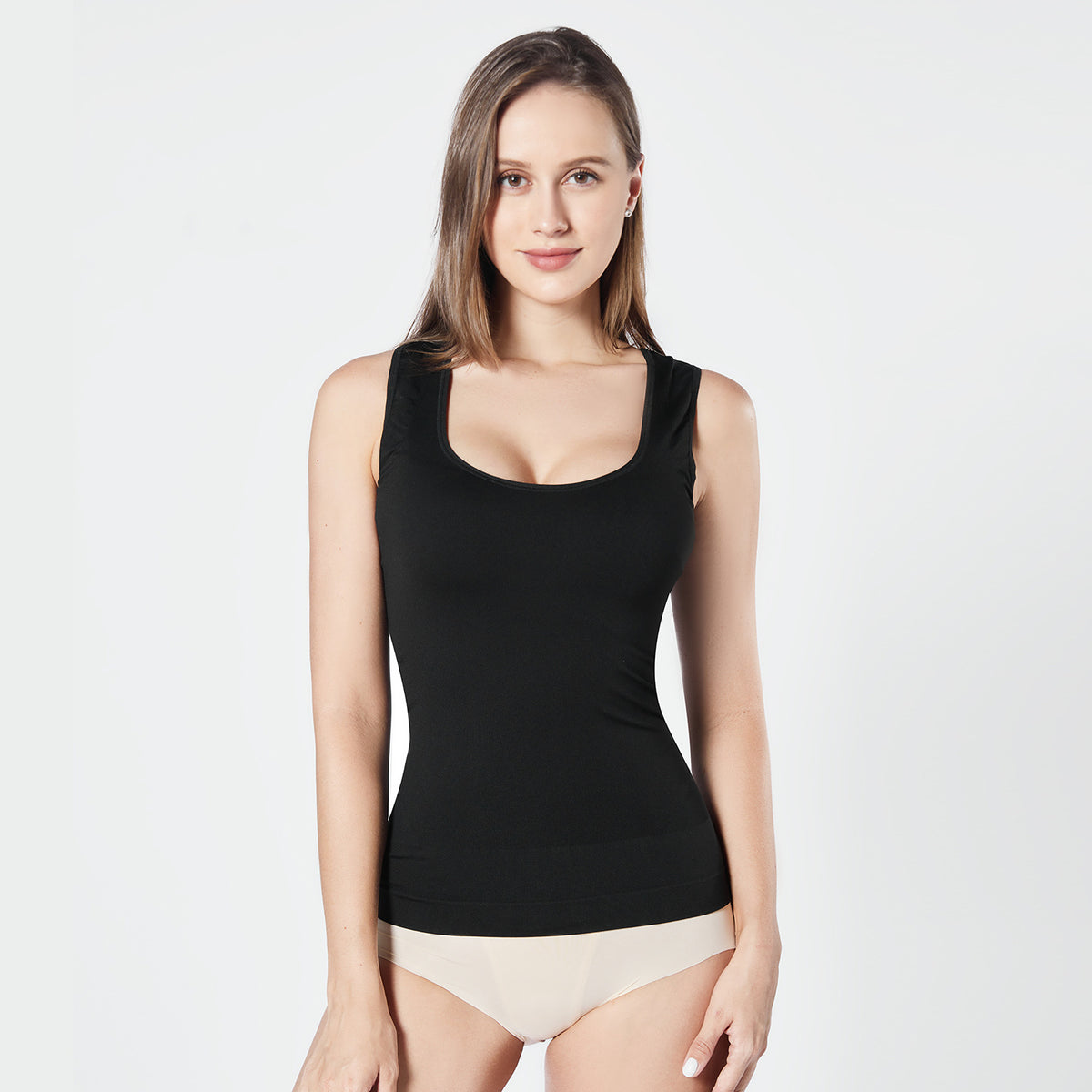 Women's Seamless Postpartum Body Shaper Vest with Waist Trainer