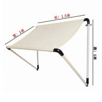 Waterproof Sunshade Net with Support Frame for Plants and Balconies
