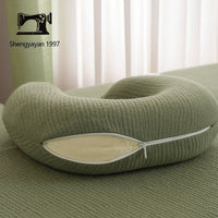 Latex U-Shaped Massage Table Face Pillow for Spa and Salon