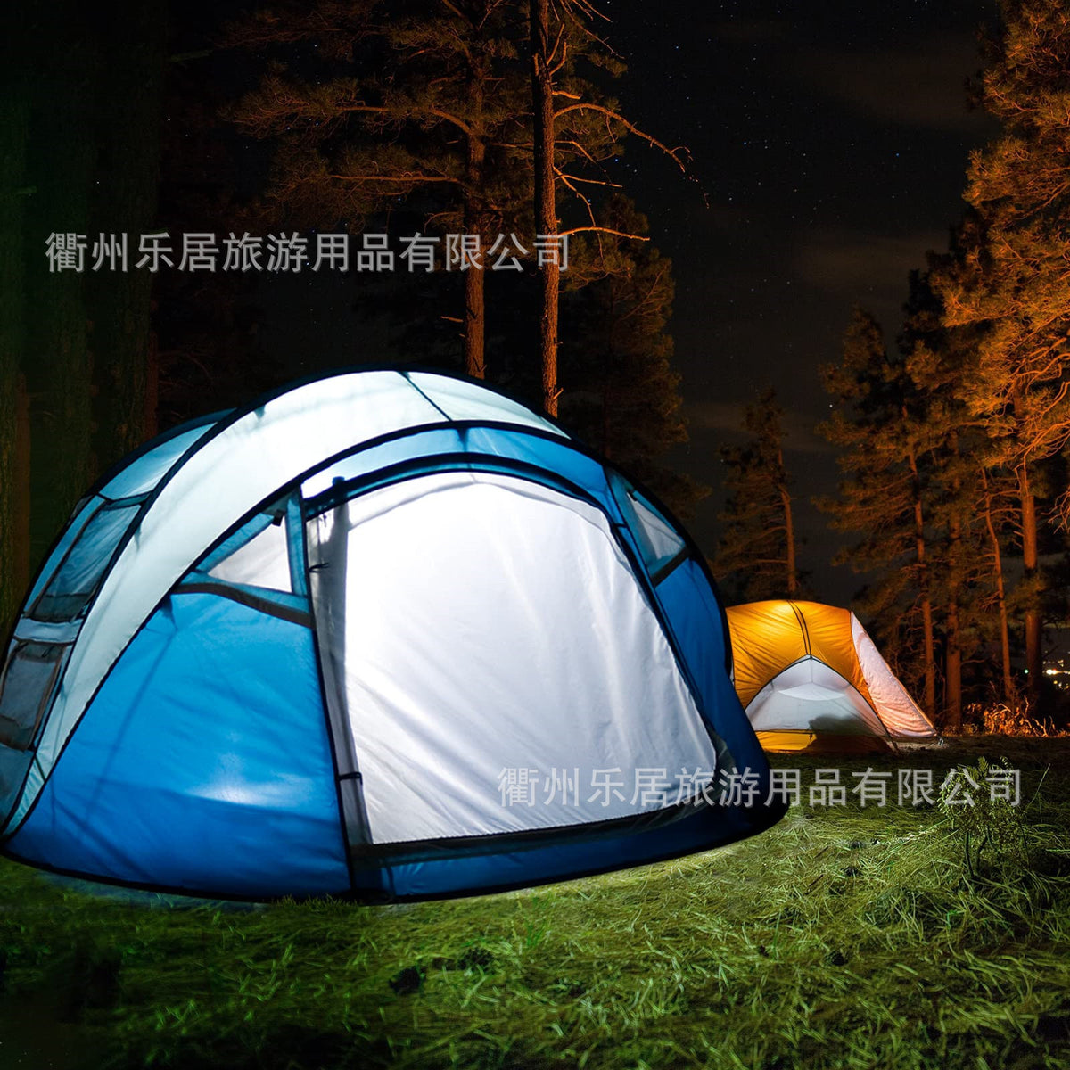 Automatic Pop-Up Camping Tent for Outdoor Family Adventures - Windproof, Rainproof & Sun Protection