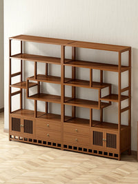 New Chinese Style Display Shelf Tea Room Cabinet Multi-layer Living Room Divider