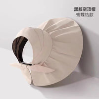 UV Protection Sun Visor Hat for Women, Wide Brim Foldable Outdoor Sports Sun Hat