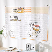 2026 Full Year Calendar Planner, 365-Day Daily Check-in Wall Sticker, Self-Discipline Exam Countdown Hanging Calendar Single Sheet
