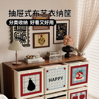 Kallax Fabric Storage Cube Bin Foldable Organizer for Toys and Clothes
