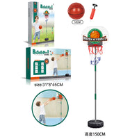 Portable Kids Basketball Hoop Set Adjustable Height Indoor Outdoor Sports Toy for Boys