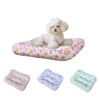 Waterproof Pet Cooling Mat for Dogs and Cats, All-Season Durable Digital Print Pet Bed