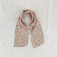 French Linen Polka Dot Scarf for Women, Fashionable and Versatile
