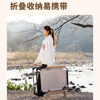 Portable Outdoor Folding Camping Chair with Adjustable Reclining Backrest and Headrest