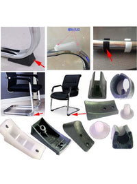 Anti-Tilt Office Chair Leg Pads for Computer Desk Chairs, Non-Slip Steel Tube Protectors