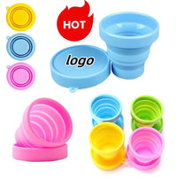Collapsible Silicone Travel Cup for Outdoor Activities, Portable and Retractable