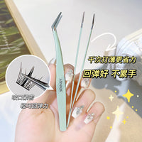 JONBOS Eyelash Extension Tweezers for Beginners and Professionals