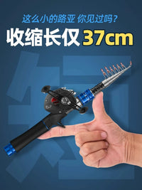 Portable Telescopic Lure Fishing Rod and Reel Combo Set