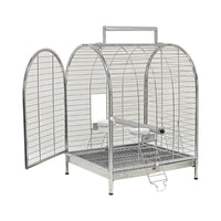 Stainless Steel Parrot Travel Carrier Cage for Large and Small Parrots
