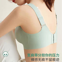 Seamless Wireless Bralette for Women, Thin Plus Size Minimizer Sports Bra