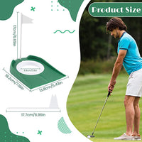 Golf Putting Practice Mat with Detachable Hole Cup for Indoor Training