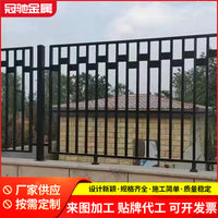 Wrought Iron Security Fence Panel for Villa, Garden and Community Boundary Protection