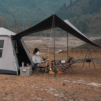 Outdoor 5-8 Person Waterproof Camping Tent with Integrated Tarp