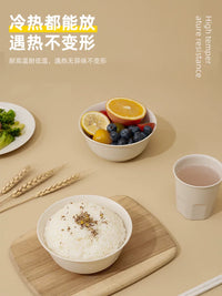 Disposable Outdoor Picnic Tableware Set - Bowls, Cups, Plates for Camping, BBQ, and Parties