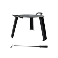 Outdoor Camping BBQ Grill with Tripod Stand for Bonfire and Roasting