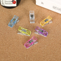 Plastic Sewing Clips for Fabric, Quilting, and Crafting - Assorted Colors